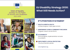 IF’s Position Statement – EU Disability Strategy 2030