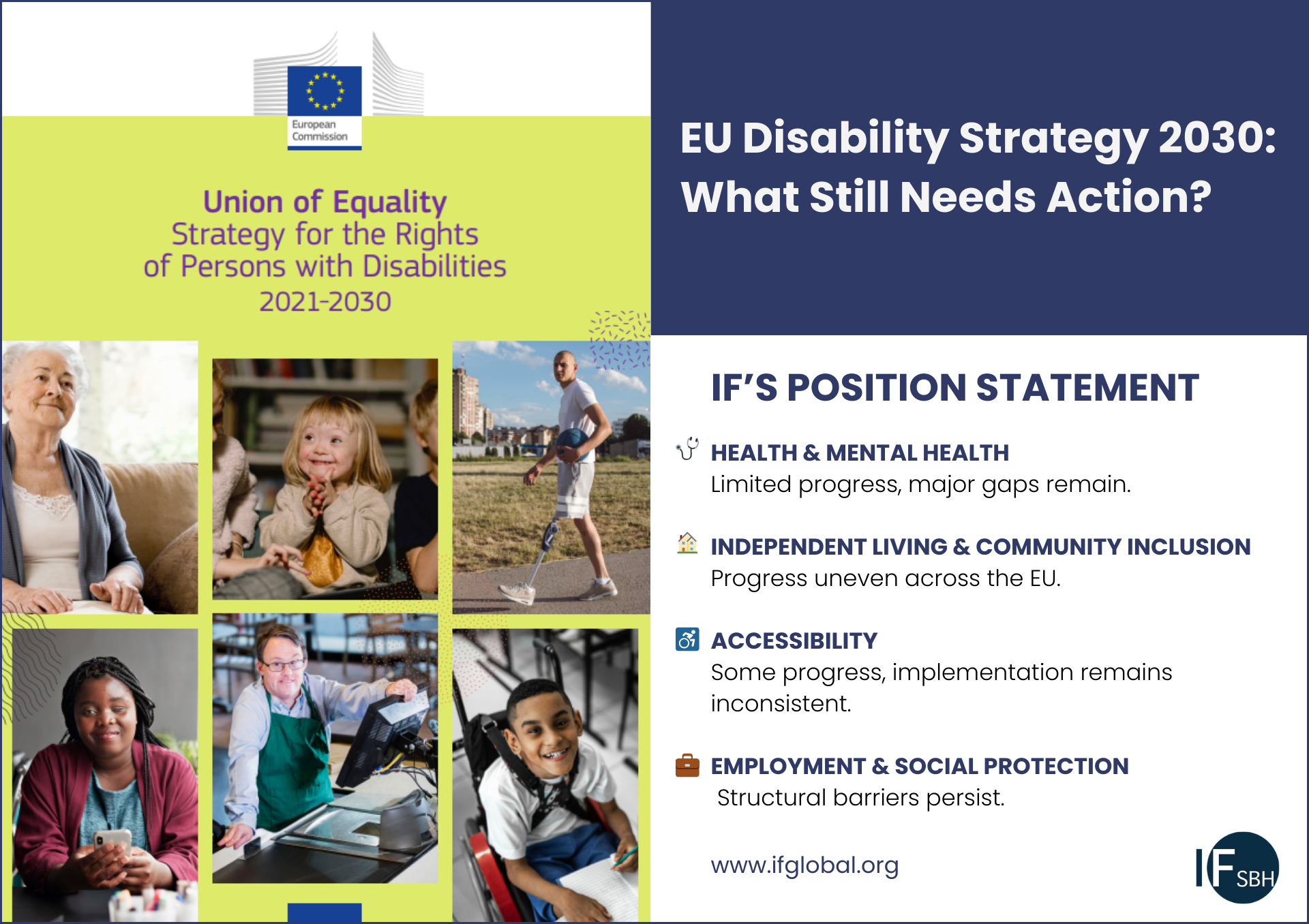 IF’s Position Statement – EU Disability Strategy 2030