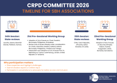 The 34th session of the UN Committee on the Rights of Persons with Disabilities is underway. Learn how SBH Associations can participate, submit shadow reports, and help shape disability rights implementation in their countries.