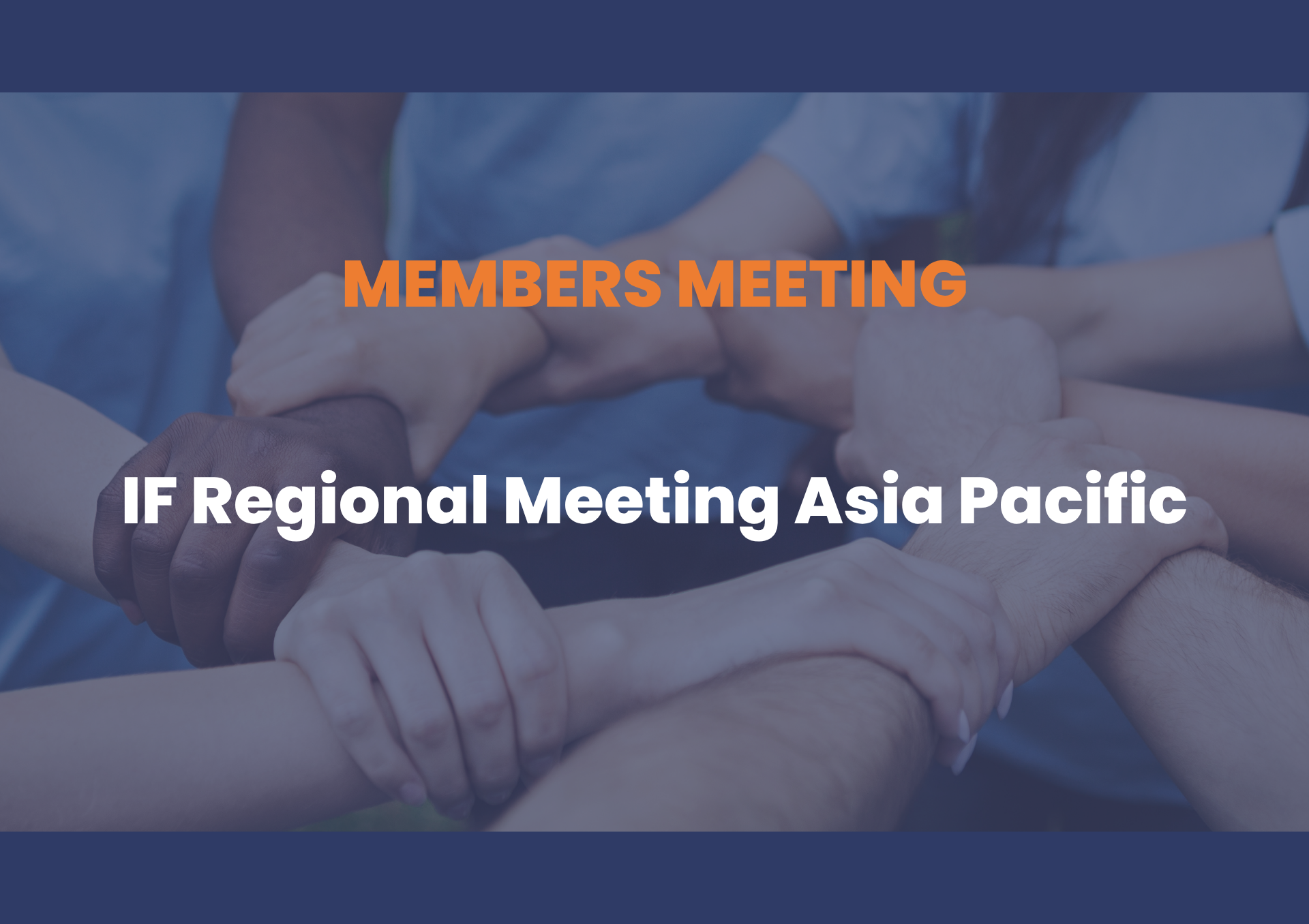 IF Regional Meeting Asia Pacific – April 13