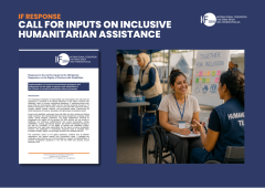 Banner - IF Response Call for Inputs on Inclusive Humanitarian Assistance (2)