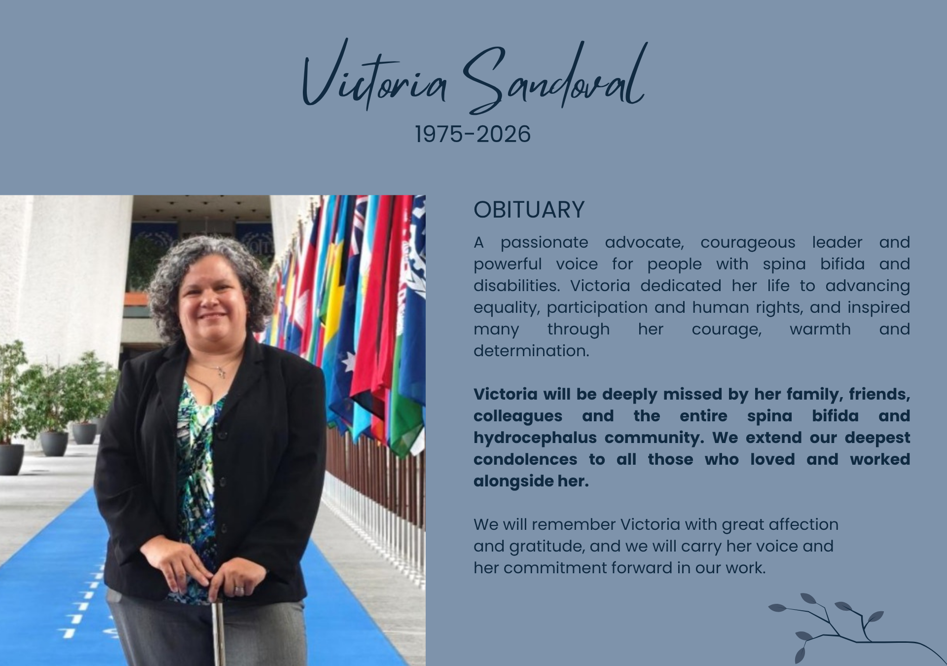 Obituary – Victoria Sandoval